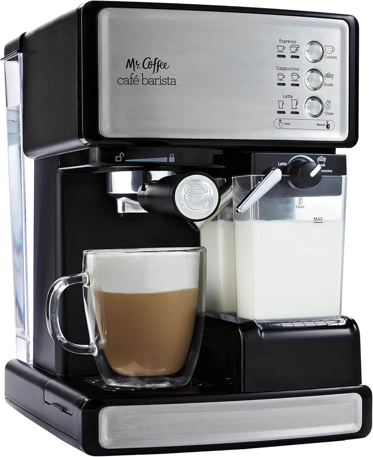 71p2h853rfL._AC_SL1500_.jpg Mr. Coffee Espresso and Cappuccino Machine